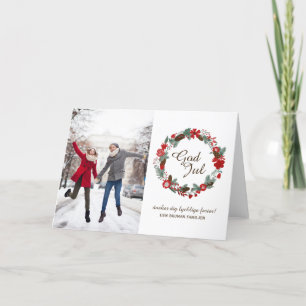 Gud Jul Photo Greeting Card Helgkort