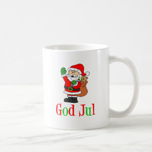 Gud Jul Svensk jultomten Kaffemugg