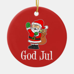 Gud Jul Sveriges Santa Ornament