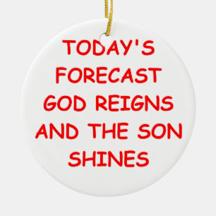 GUD JULGRANSPRYDNAD KERAMIK