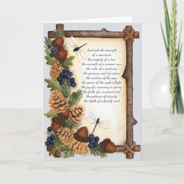 Gud kallade honom Pappa - hälsningskort Kort (Framsida)