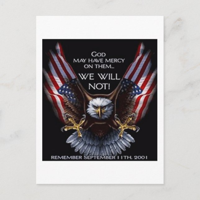 Gud kan ha barmhärtighet vykort (Framsida)