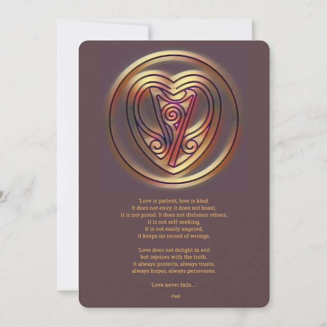 Gud kärlek - 002 inbjudningar (Baksida)