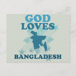Gud Kärlek Bangladesh Vykort