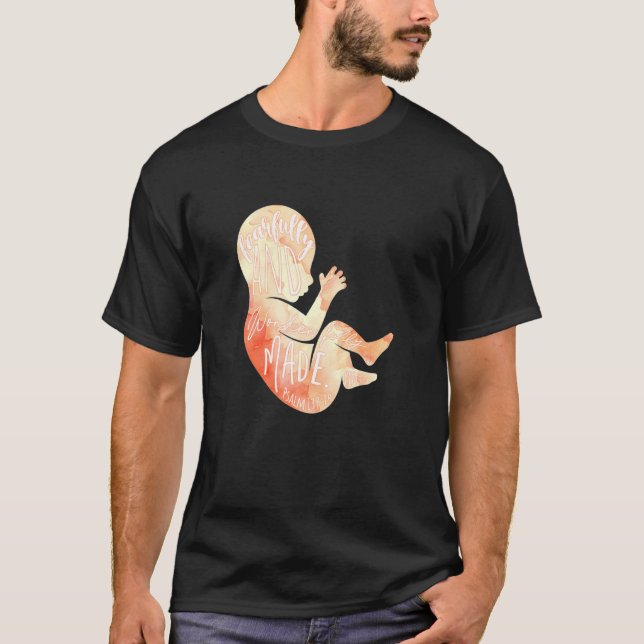 Gud Kärlek Children Pro Life Anti Abortion Roe Wad T Shirt (Framsida)