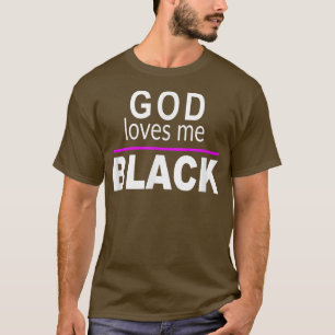 Gud Kärlek Me BLACK African American Motivational T Shirt