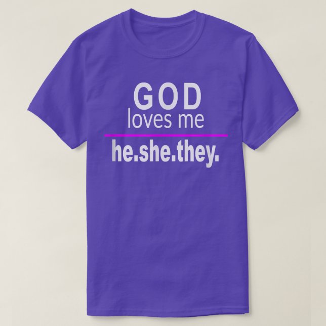 Gud Kärlek mig HE T Shirt (Design framsida)