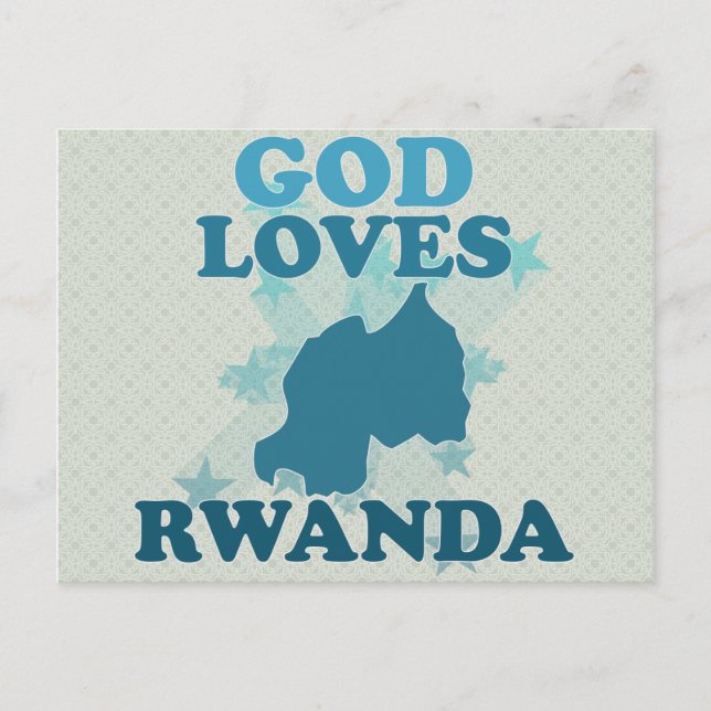 Gud Kärlek Rwanda Vykort (Framsida)