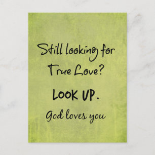 Gud Kärlek You Christian Quote Vykort