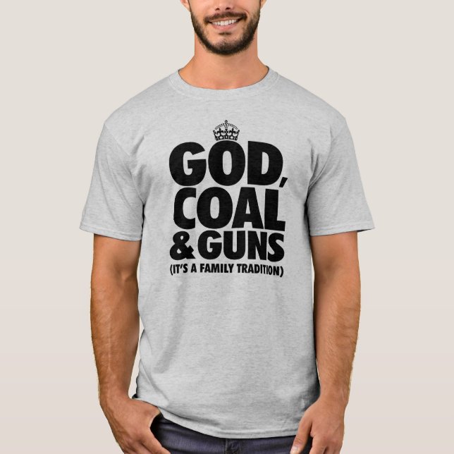 GUD, KOL & VAPEN T-SHIRT (Framsida)
