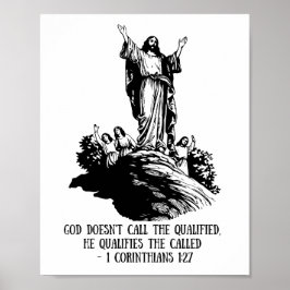 Gud kvalificerar sig för det kalla, korinthians poster