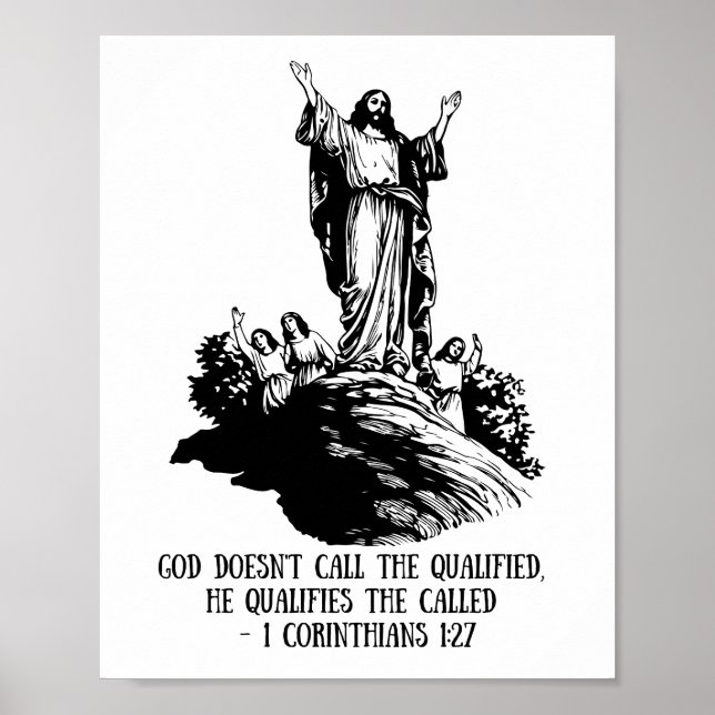 Gud kvalificerar sig för det kalla, korinthians poster (Framsidan)