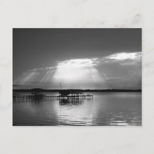 Gud Lämnade ett ljus på dig Vykort (Framsida)