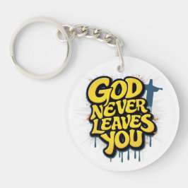 Gud Lämnar aldrig dig - Vit