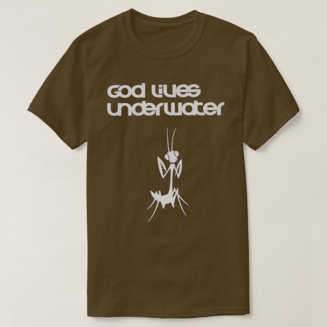 Gud lever under vatten 1 t shirt (Design framsida)