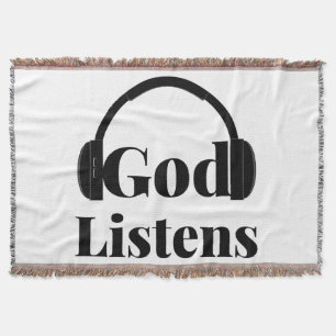 Gud Listens Faith Based Quote Filt