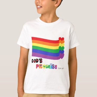 Gud löfteregnbåge t-shirt