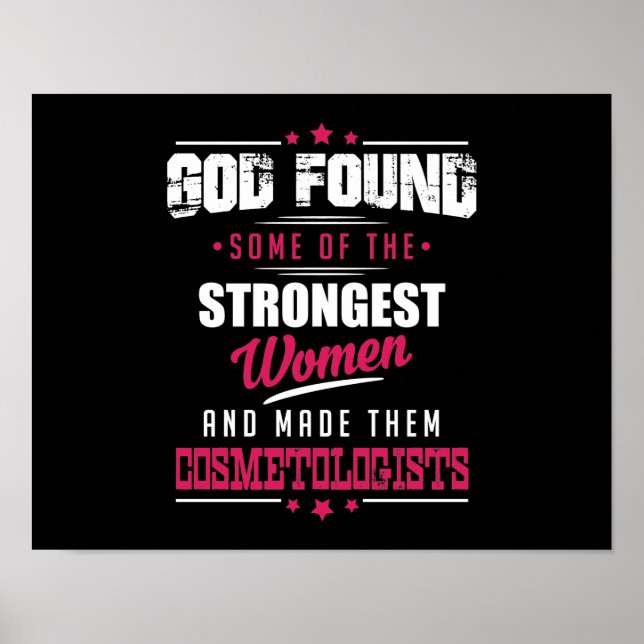 Gud Made Cosmetologists Superskoj Profession Dsgn Poster (Framsidan)