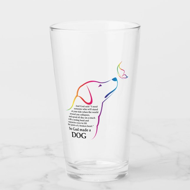 Gud Made en Hund Glaskopp (Framsida)