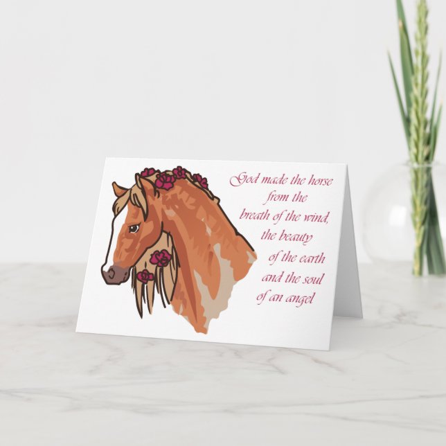 Gud Made Horse Kort (Framsida)