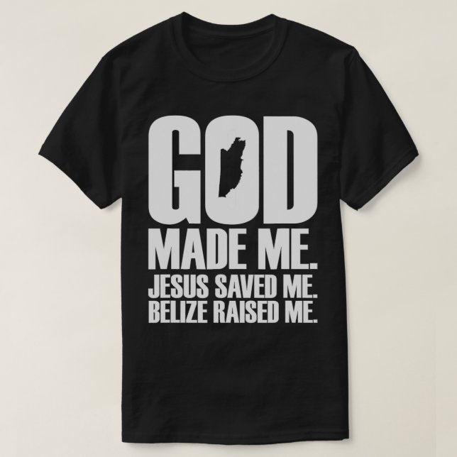 Gud Made mig T Shirt (Design framsida)