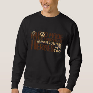 Gud Made Veterinarians Animal Heroes Veterinary Re Lång Ärmad Tröja