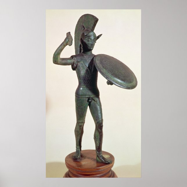 Gud Mars eller en krigare Poster (Framsidan)