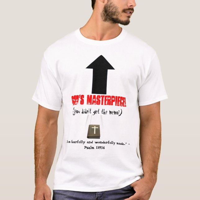 Gud mästerverk tee shirt (Framsida)