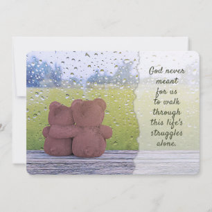 Gud Meant aldrig för oss till Walk Ensam Kort