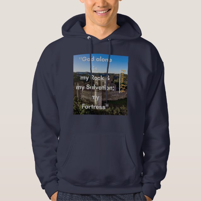 ''Gud Min Klippa'' Hoodie (Framsida)