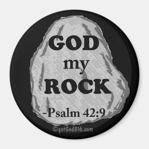 Gud min Sten gotGod316.com Scripture Magnet