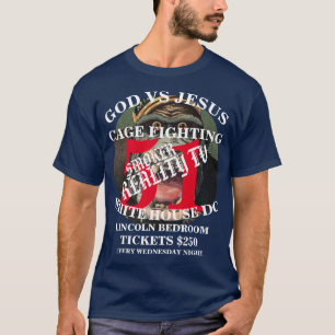 GUD MOT JESUS BURKAMPSFIGHTNING WASHINGTON DC LINC T SHIRT