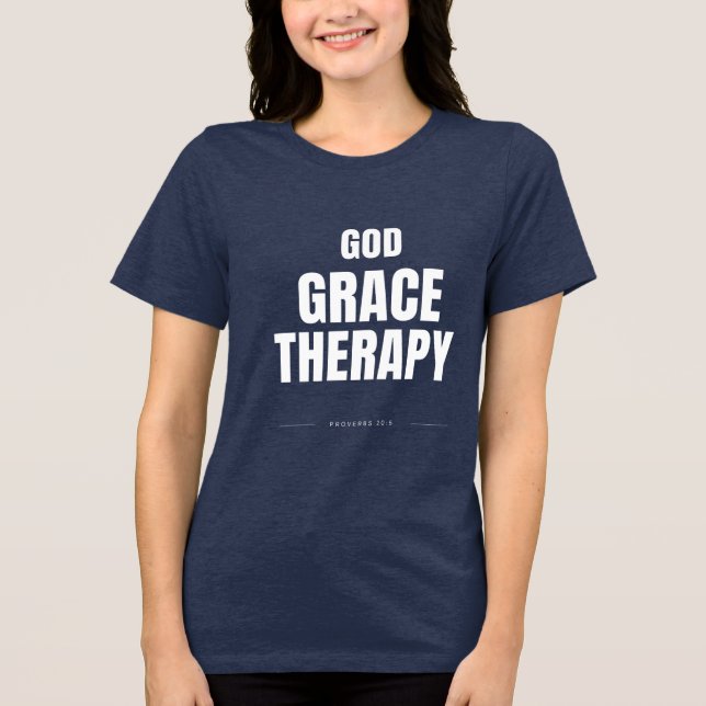 GUD, NÅD & TERAPI T SHIRT (Framsida)