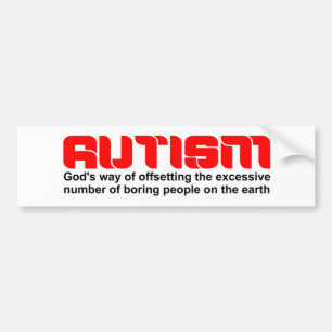Gud och autism bildekal