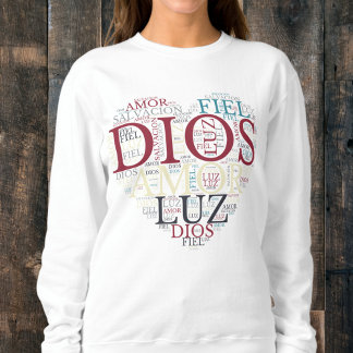 Gud och Faith Heart Women's Christian Spain T Shirt