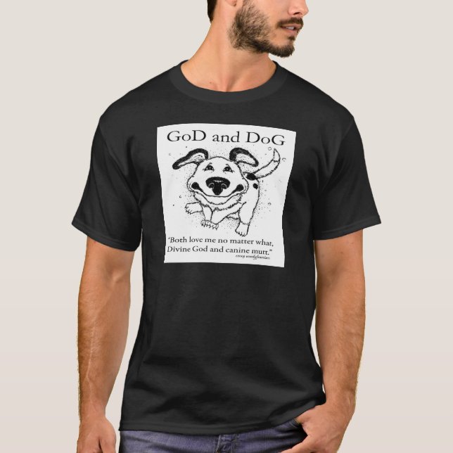 Gud och hund tee (Framsida)