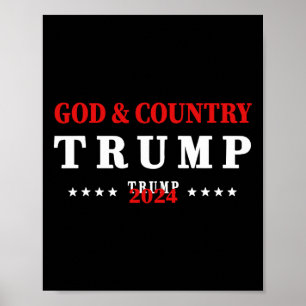Gud Och Land Trump 2024 Gud Trump  Poster