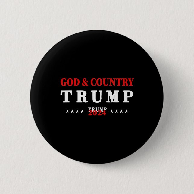 Gud och Land-trumpen 2024 Knapp (Framsida)