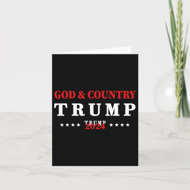 Gud och Land-trumpen 2024 Kort (Framsida)