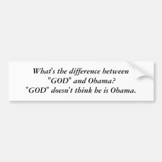 GUD och Obama Bildekal