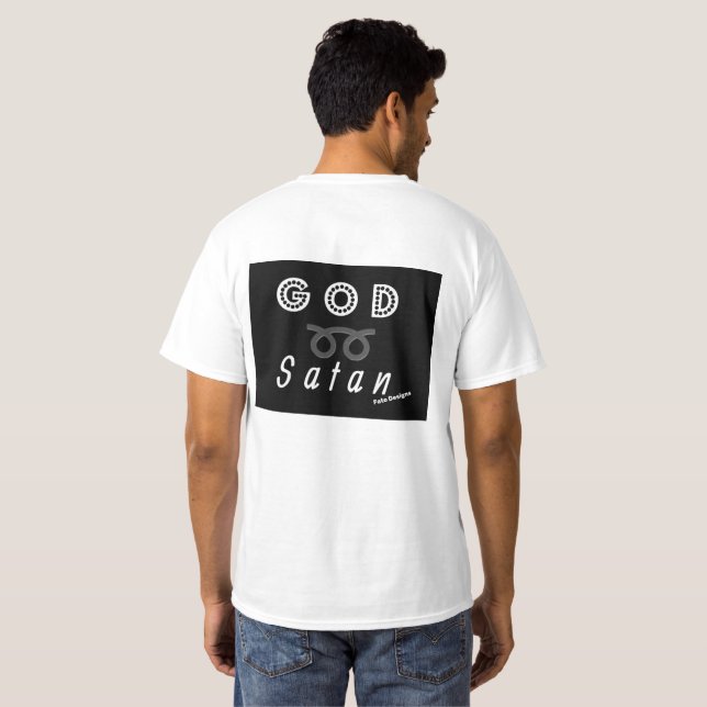 Gud över Satan Tee (Hel baksida)
