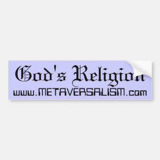 Gud religion bildekal