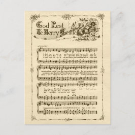 Gud Rest Ye Merry gentlemen CC0604 vykort