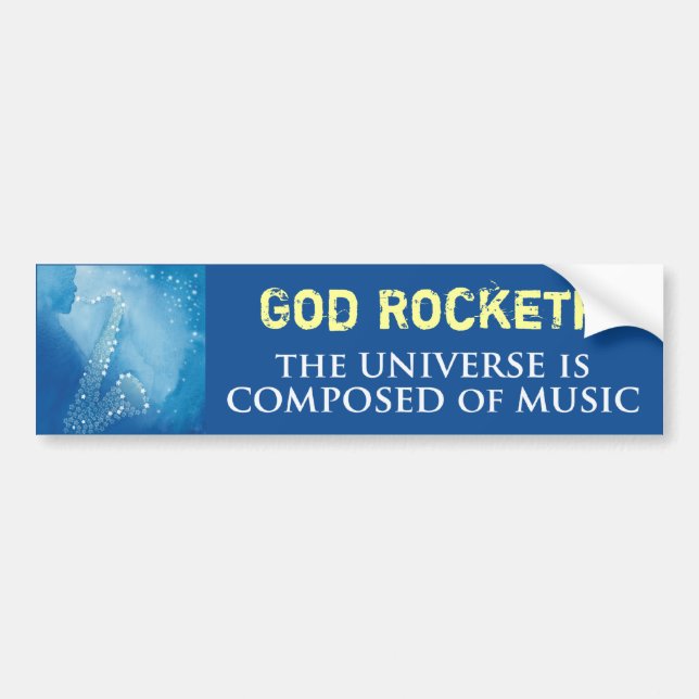 Gud Rocketh Bildekal (Framsidan)