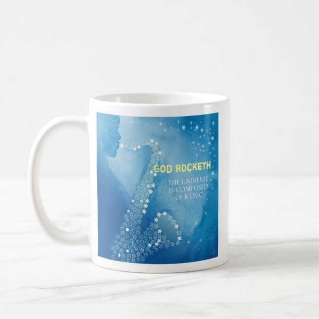 Gud Rocketh Kaffemugg (Vänster)