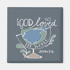 Gud så älskad magnet