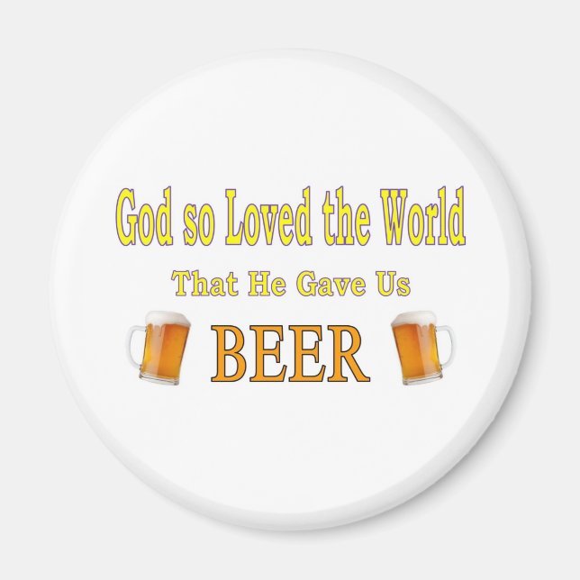 Gud så älskade världen magnet (Framsidan)