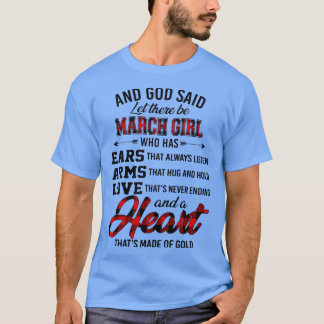 Gud sa att det finns en marsflicka som har Öron Ar T Shirt
