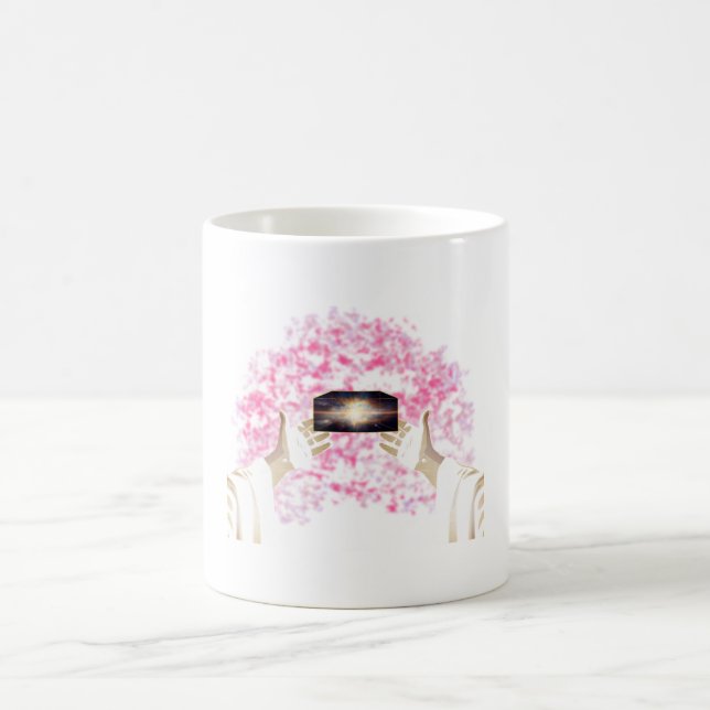 Gud sa, låt det finnas ljus kaffemugg (Center)