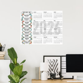 Gud säger att jag är, 2026 Helårs kalender Poster